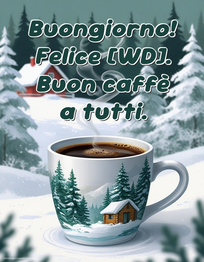 Immagini con Frasi di Buongiorno per Facebook: Caffè