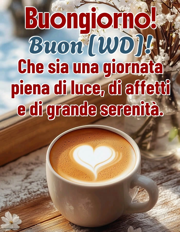 Immagini con Frasi di Buongiorno per Facebook: Caffè