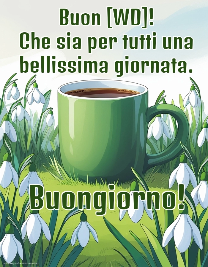 Immagini con Frasi di Buongiorno per Facebook: Caffè