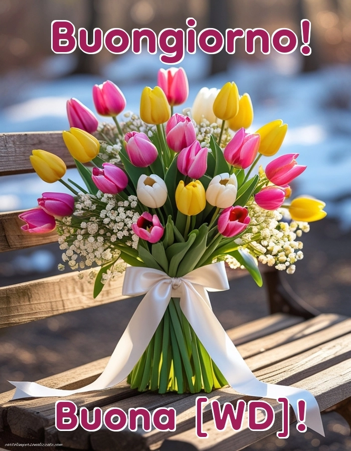 Immagini con Frasi di Buongiorno per Facebook: Paesaggio primaverile