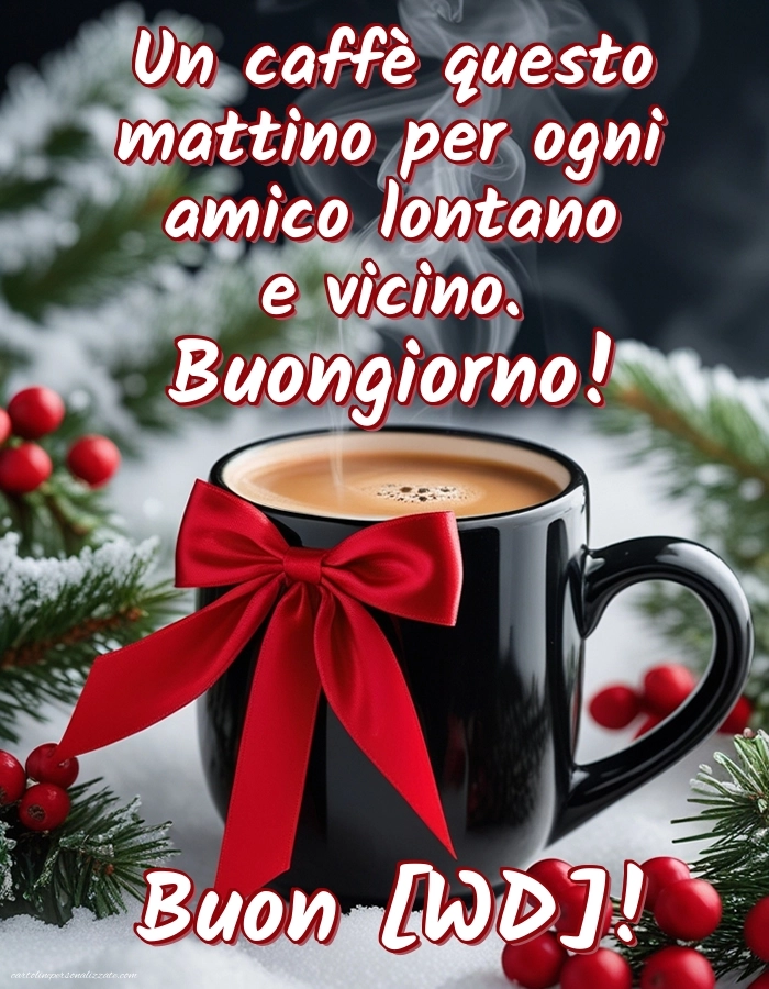 Immagini con Frasi di Buongiorno per Facebook: Caffè