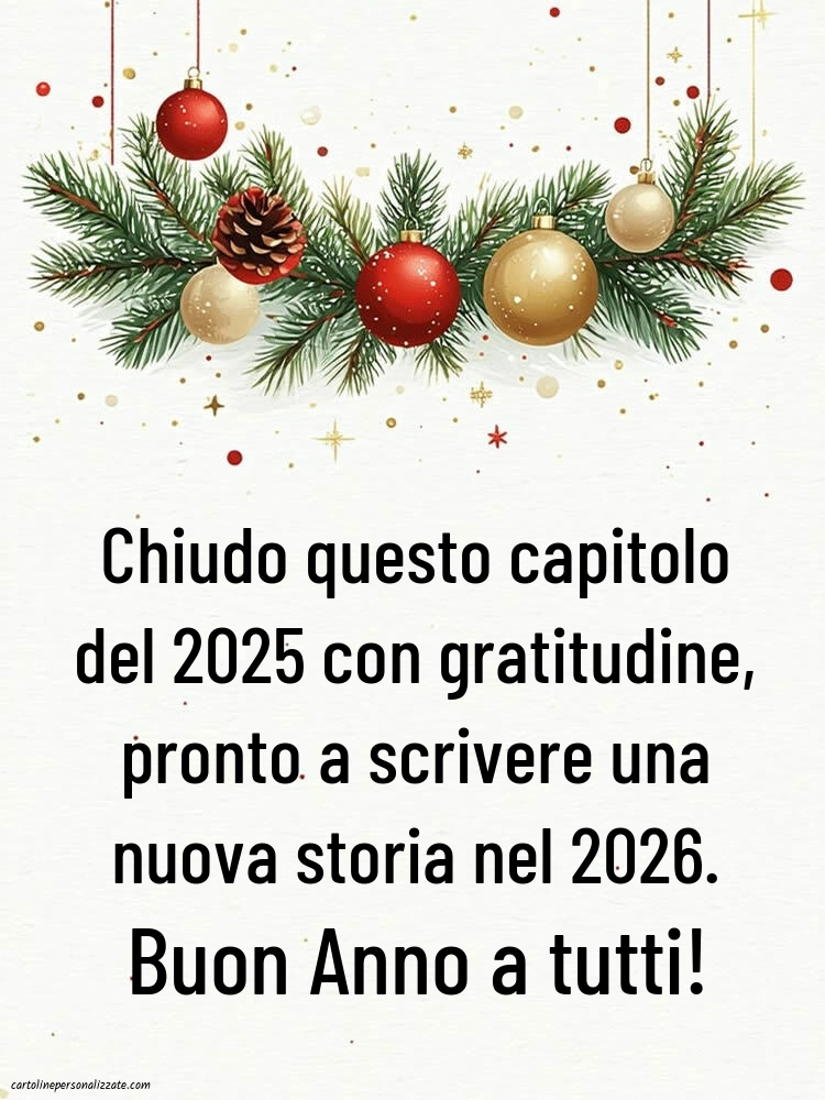 Immagini per gli Auguri di Buon Anno: Cartoline, Foto e Immagini 2026: Composizioni Natalizie