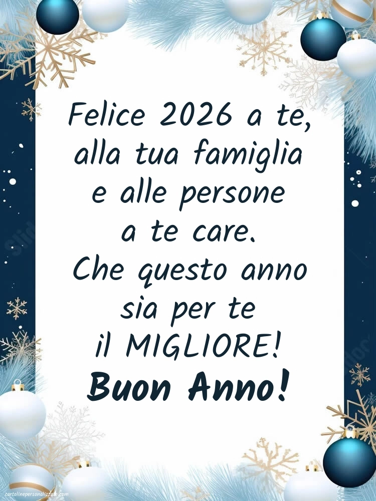 Immagini per gli Auguri di Buon Anno: Cartoline, Foto e Immagini 2026: Decorazioni natalizie e di Capodanno
