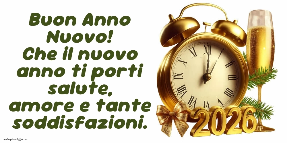Immagini per gli Auguri di Buon Anno: Cartoline, Foto e Immagini 2026: 2026