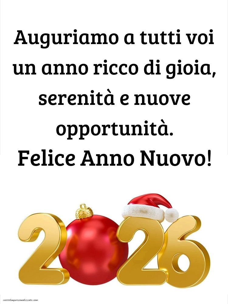 Immagini per gli Auguri di Buon Anno: Cartoline, Foto e Immagini 2026: 2026