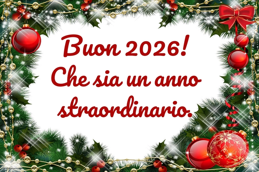 Immagini per gli Auguri di Buon Anno: Cartoline, Foto e Immagini 2026: Palle di Natale