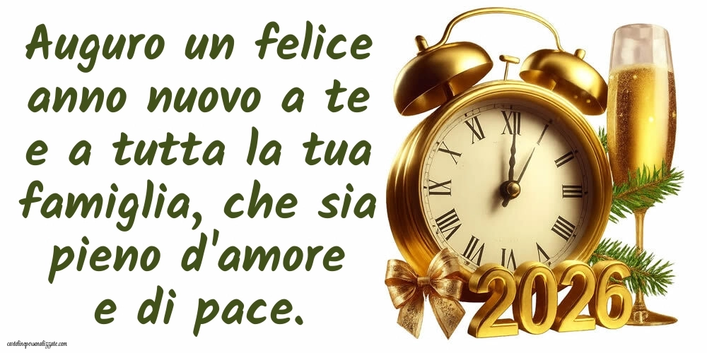 Immagini per gli Auguri di Buon Anno: Cartoline, Foto e Immagini 2026: 2026