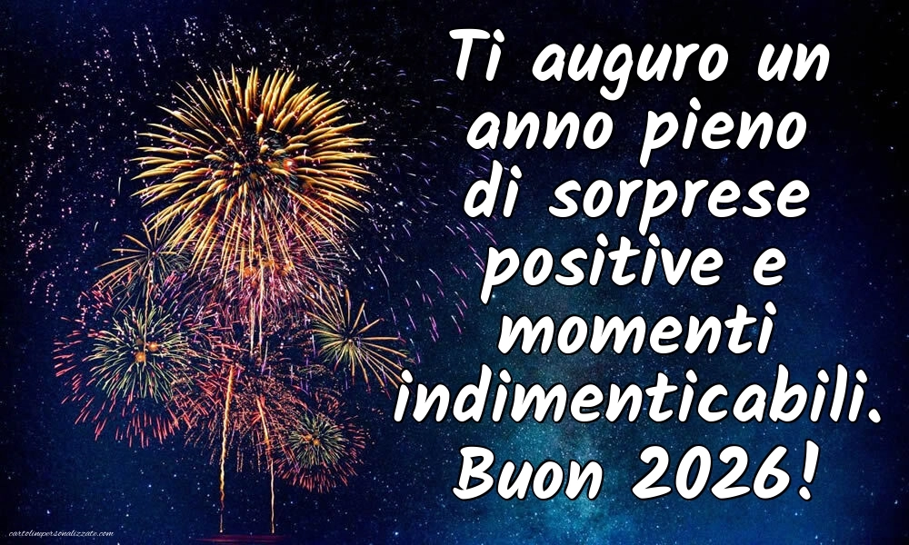 Immagini per gli Auguri di Buon Anno: Cartoline, Foto e Immagini 2026: Fuochi d'artificio