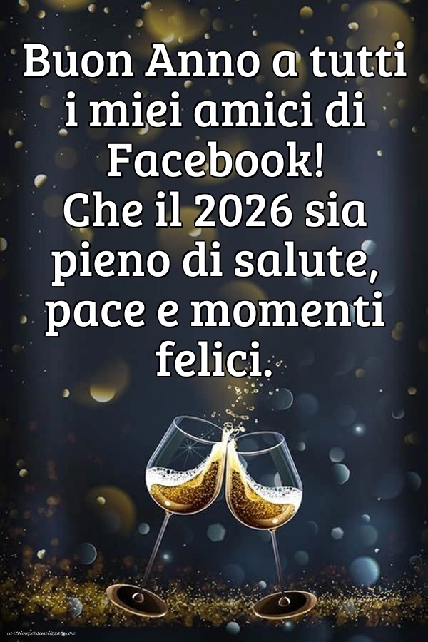 Immagini per gli Auguri di Buon Anno: Cartoline, Foto e Immagini 2026: Champagne