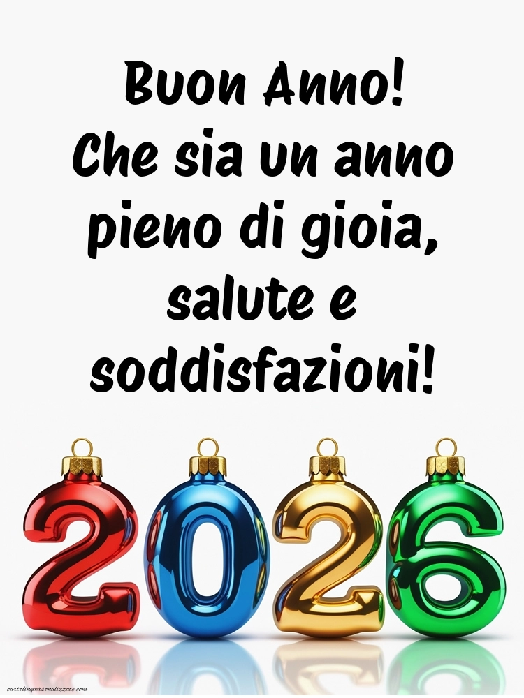 Immagini per gli Auguri di Buon Anno: Cartoline, Foto e Immagini 2026: 2026
