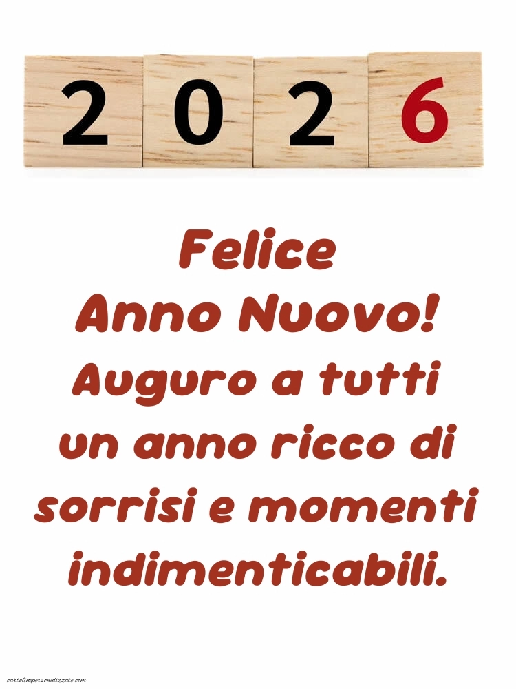 Immagini per gli Auguri di Buon Anno: Cartoline, Foto e Immagini 2026: 2026