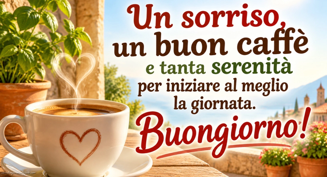Immagini con frasi di buongiorno: 