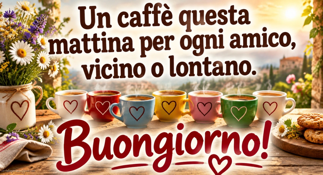 Immagini con frasi di buongiorno: 