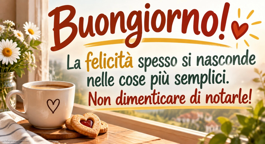 Immagini con frasi di buongiorno: 