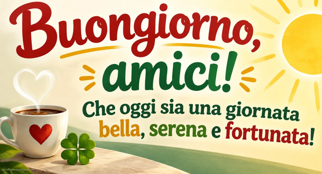 Immagini con frasi di buongiorno: 