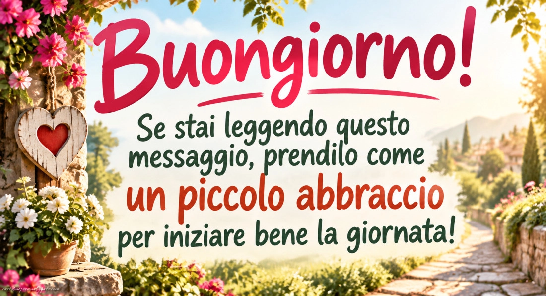Immagini con frasi di buongiorno: 