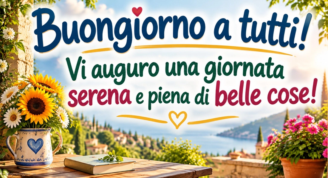 Immagini con frasi di buongiorno: 