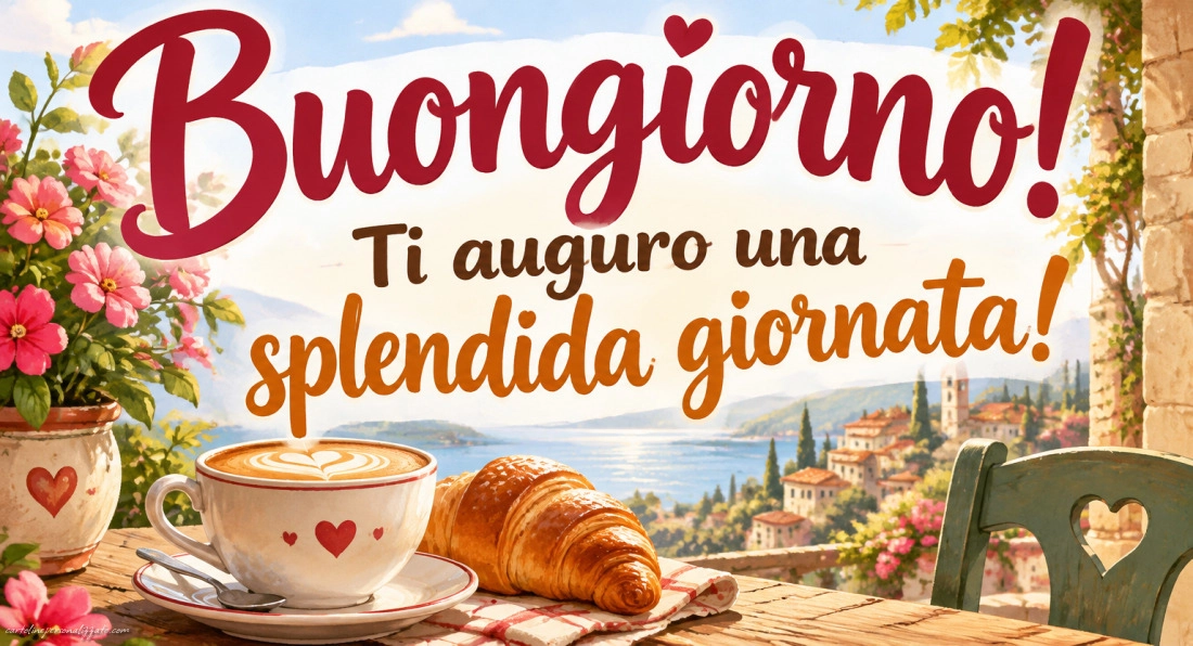 Immagini con frasi di buongiorno: 