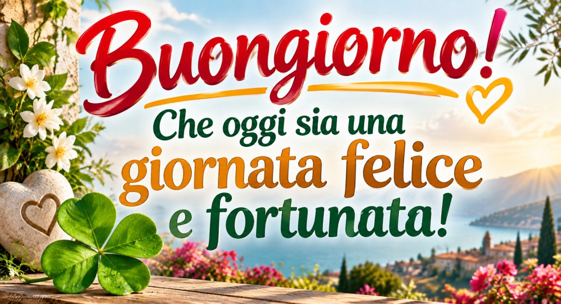 Immagini con frasi di buongiorno: 