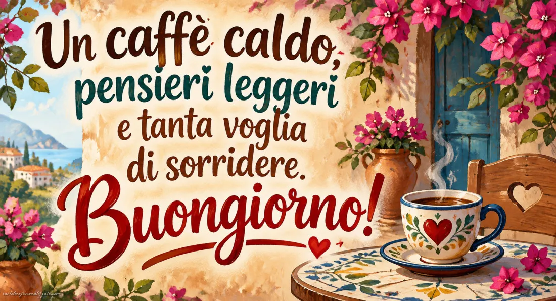 Immagini con frasi di buongiorno: 