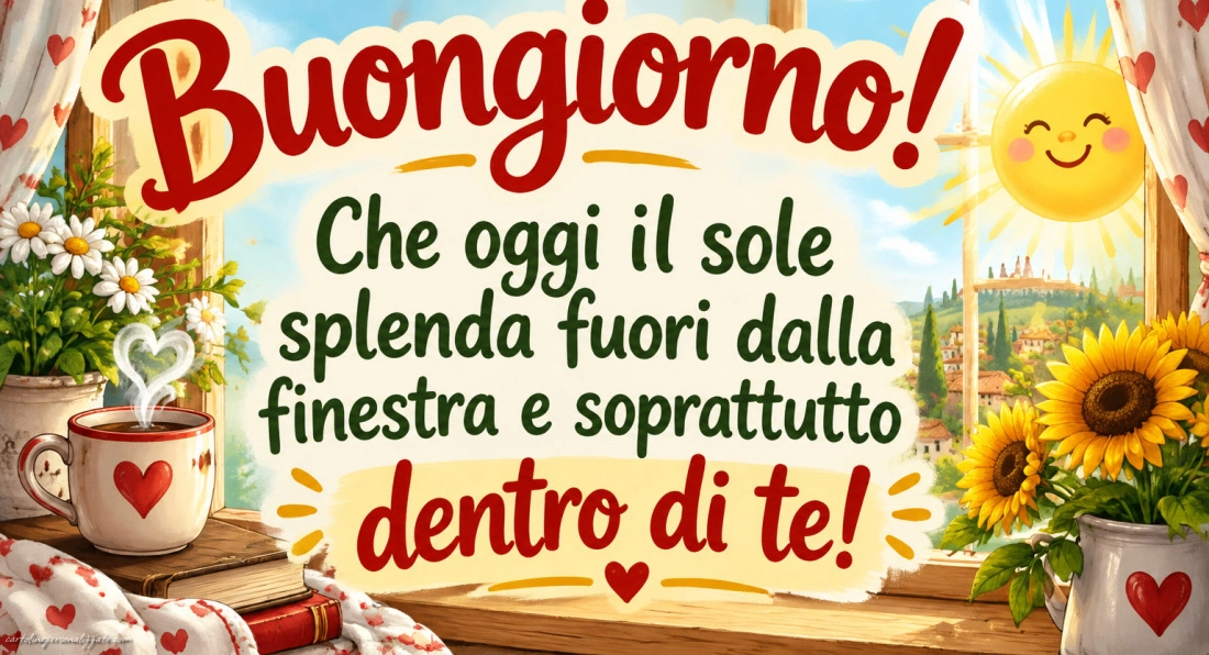 Immagini con frasi di buongiorno: 