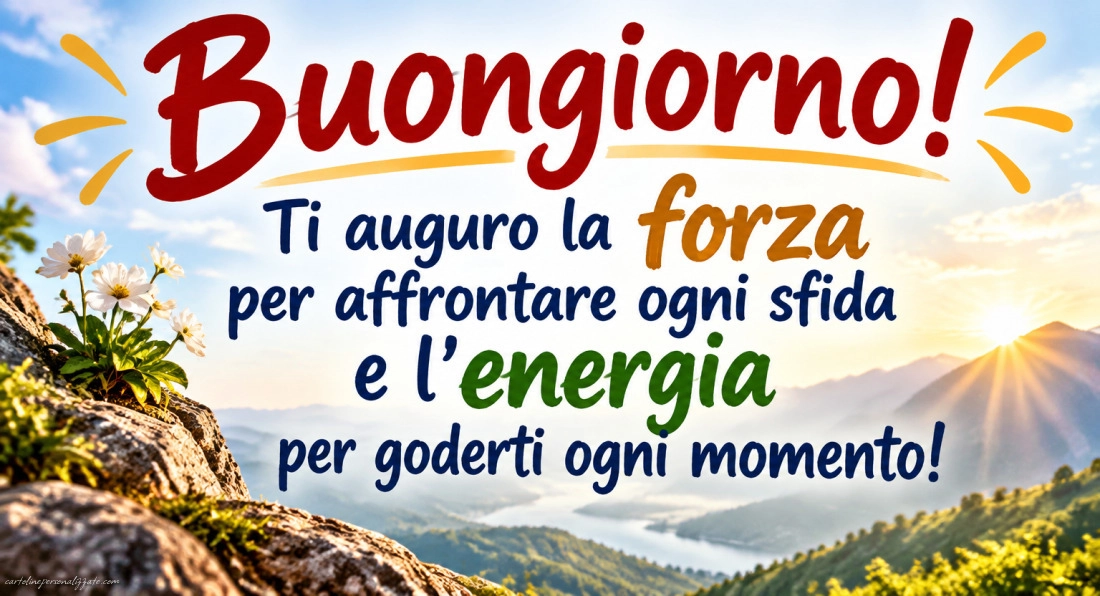Immagini con frasi di buongiorno: 