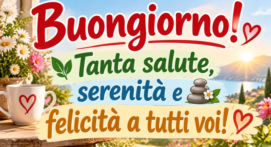 Immagini con frasi di buongiorno: 