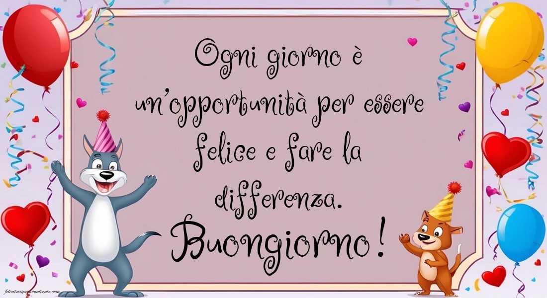 Immagini di BUONGIORNO con frasi: Animali