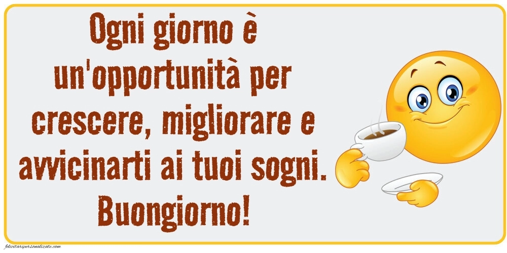 Immagini di BUONGIORNO con frasi: Caffè