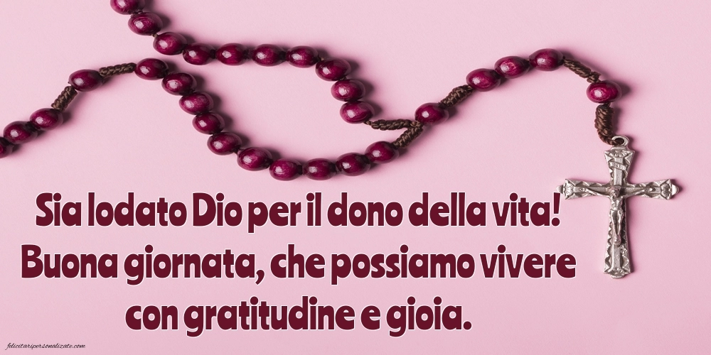 Immagini di BUONGIORNO con frasi Religiose: Religiose