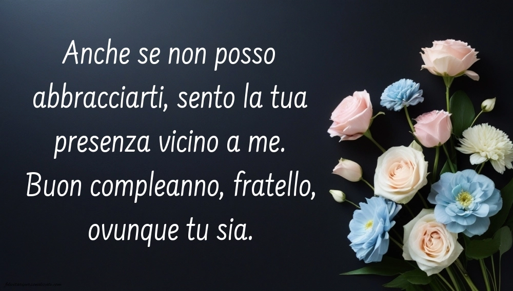 Immagini di Buon Compleanno Fratello in Cielo: Compleanno (Commemorazione)