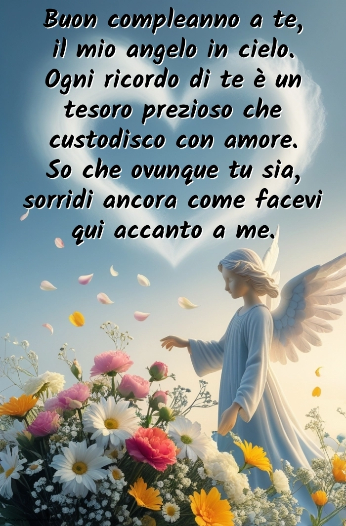 Immagini di Buon Compleanno Marito in Cielo: Compleanno (Commemorazione)