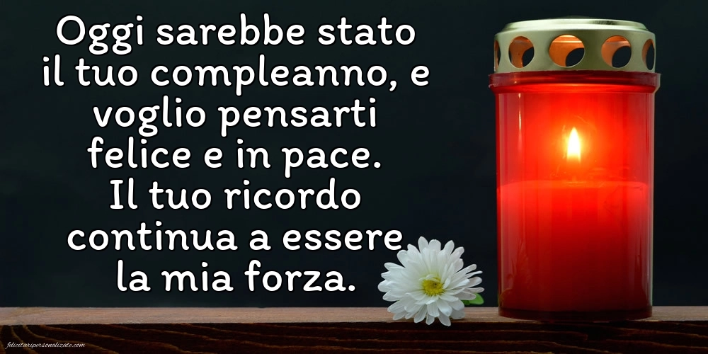 Immagini di Buon Compleanno Marito in Cielo: Candele (commemorazione)