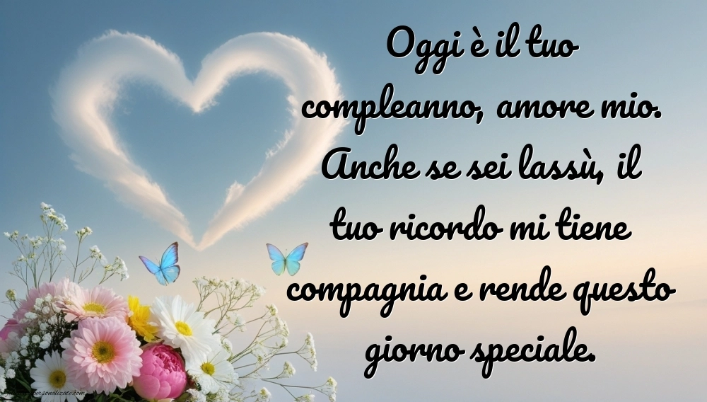 Immagini di Buon Compleanno Moglie in Cielo: Compleanno (Commemorazione)