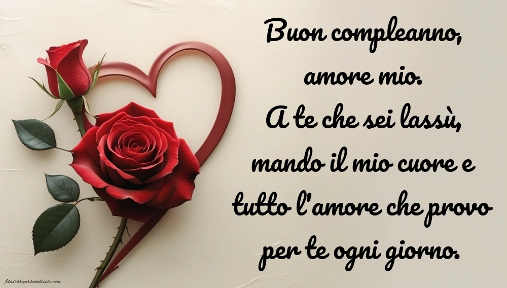 Immagini di Buon Compleanno Moglie in Cielo: Compleanno (Commemorazione)