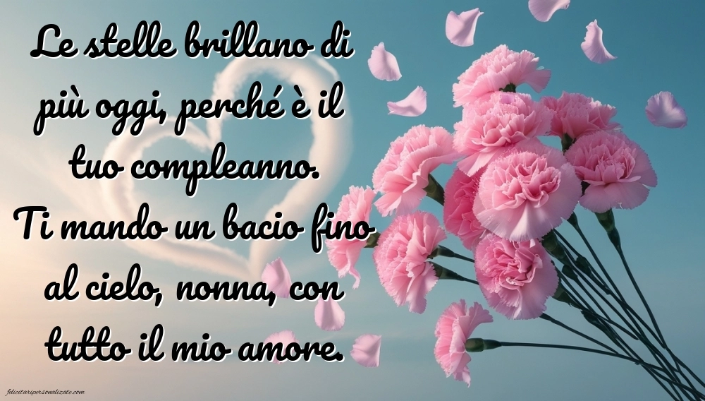 Immagini di Buon Compleanno Nonna in Cielo: Compleanno (Commemorazione)