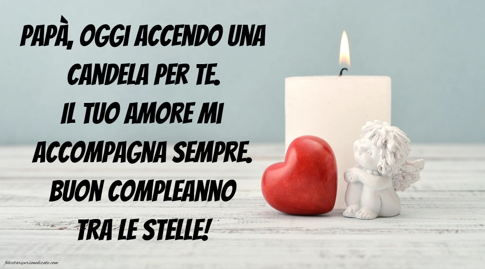 Immagini di Buon Compleanno Papà in Cielo: Compleanno (Commemorazione)
