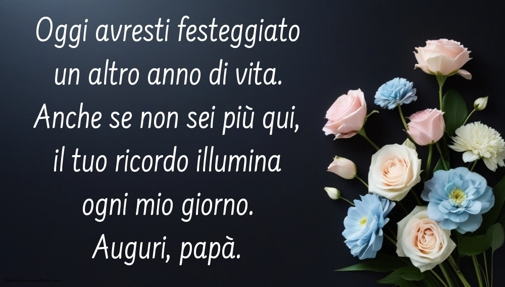 Immagini di Buon Compleanno Papà in Cielo: Compleanno (Commemorazione)