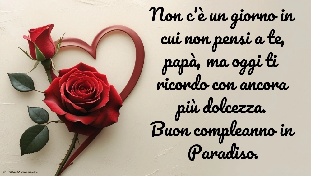 Immagini di Buon Compleanno Papà in Cielo: Compleanno (Commemorazione)