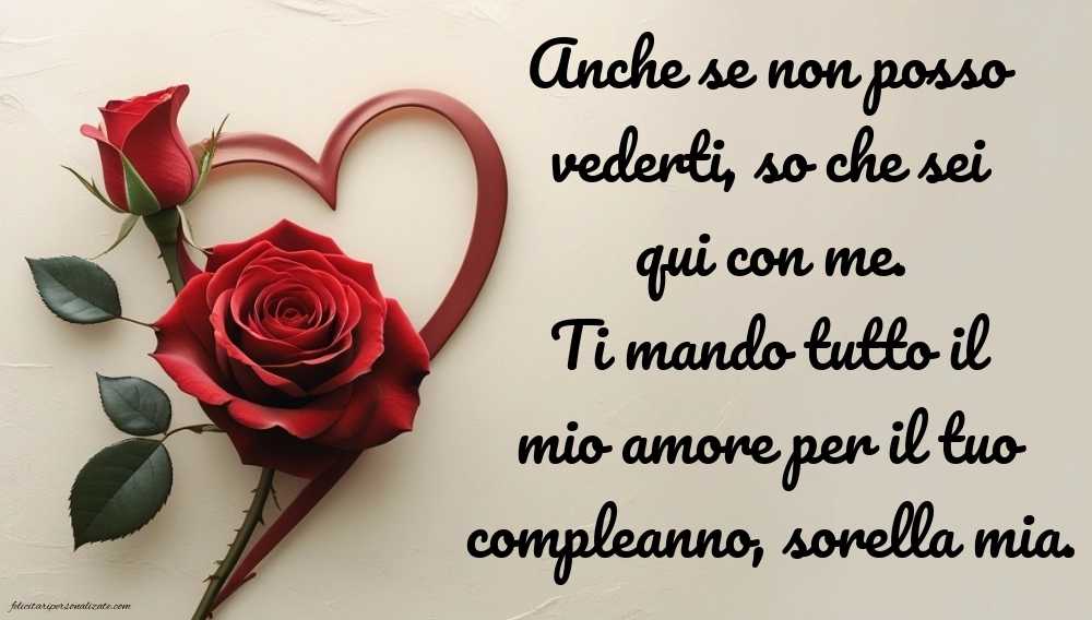 Immagini di Buon Compleanno Sorella in Cielo: Compleanno (Commemorazione)