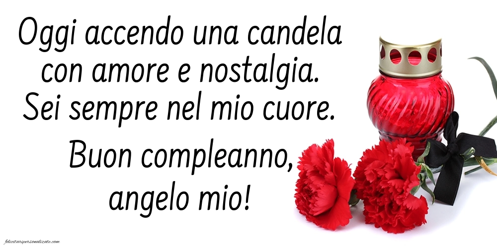 Immagini di Buon Compleanno Sorella in Cielo: Candele (commemorazione)