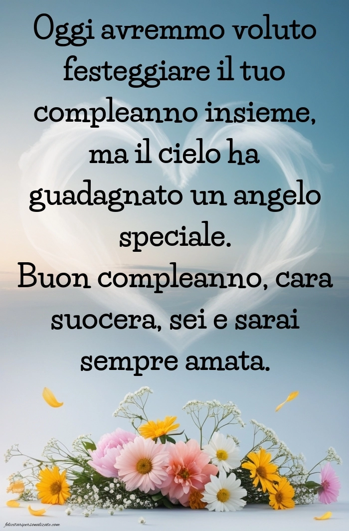 Immagini di Buon Compleanno Suocera in Cielo: Compleanno (Commemorazione)