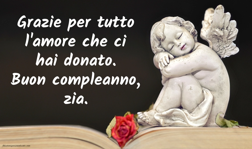 Immagini di Buon Compleanno Zia in Cielo: Compleanno (Commemorazione)