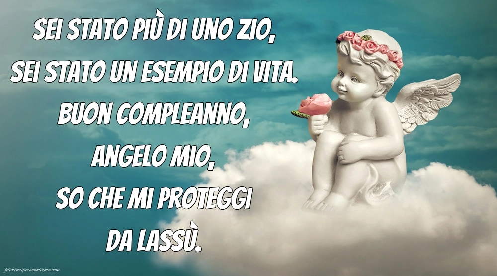 Immagini di Buon Compleanno Zio in Cielo: Compleanno (Commemorazione)