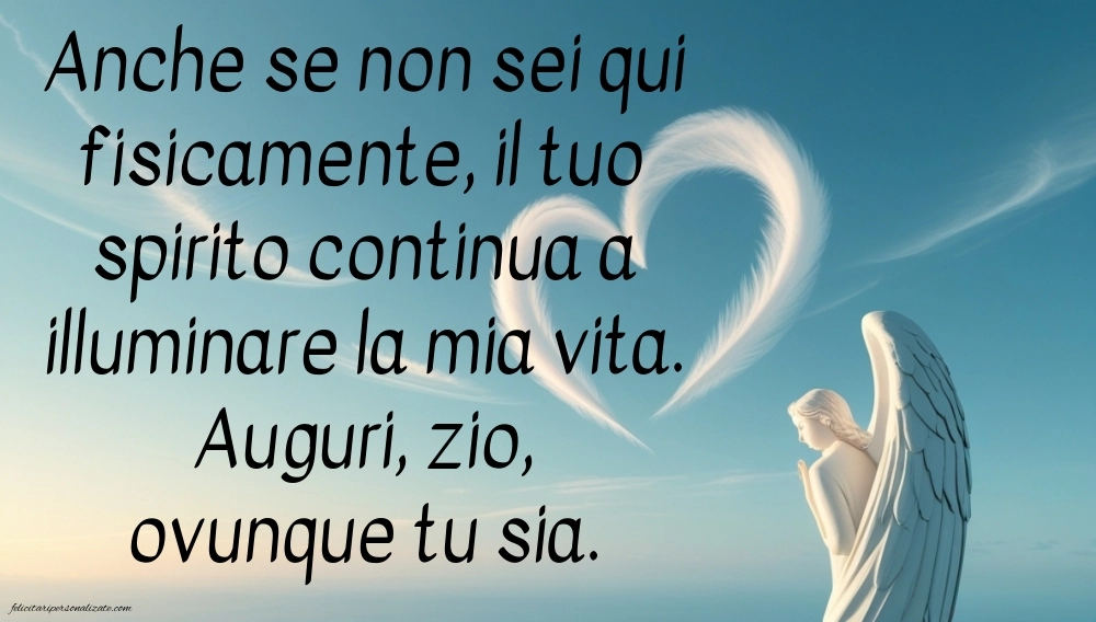 Immagini di Buon Compleanno Zio in Cielo: Compleanno (Commemorazione)