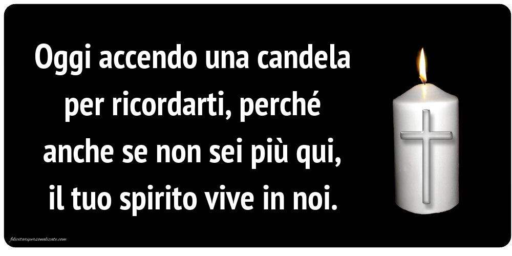 Immagini di commemorazione dei defunti: Candele (commemorazione)