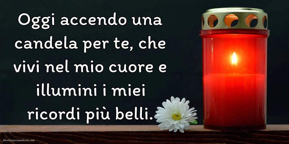 Immagini di commemorazione dei defunti: Candele (commemorazione)