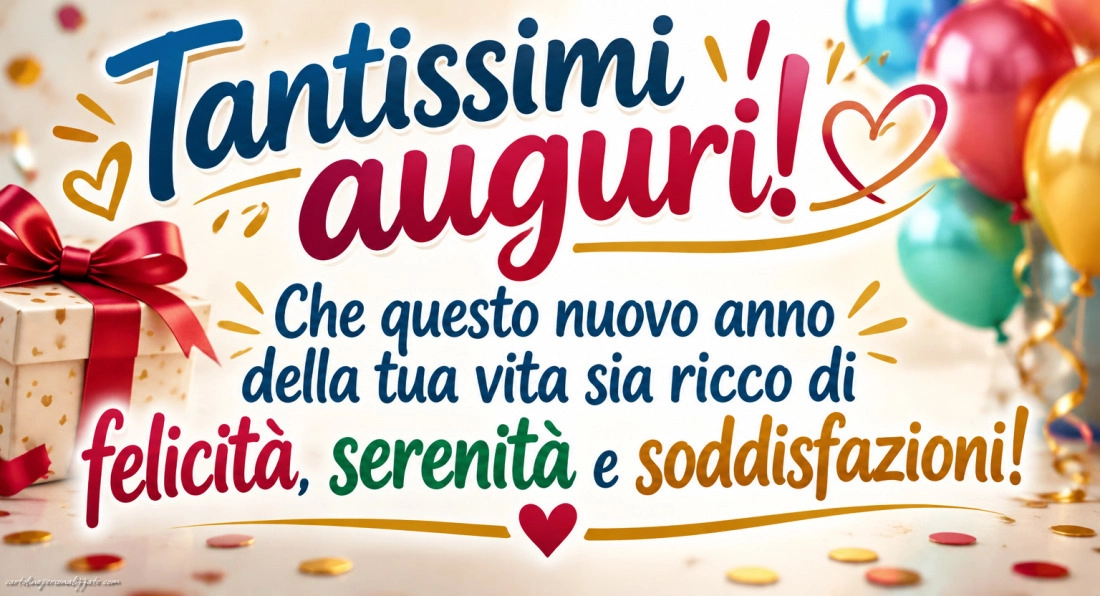 Immagini con frasi di buon compleanno: 