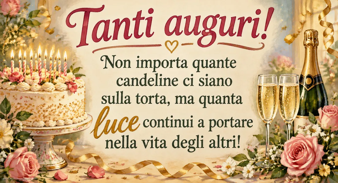 Immagini con frasi di buon compleanno: 