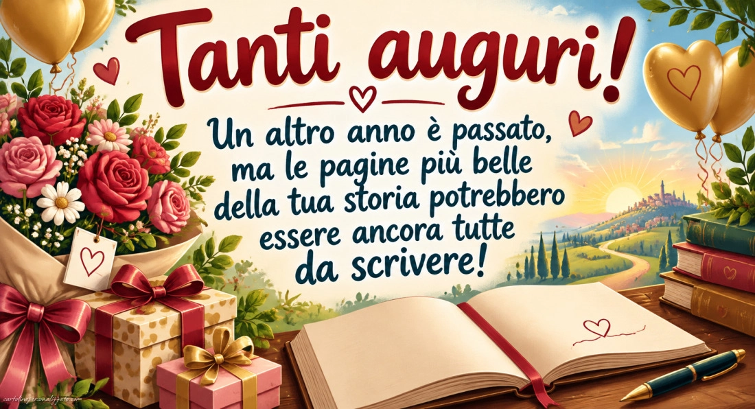 Immagini con frasi di buon compleanno: 